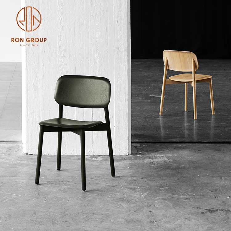 Commercial Wholesale Nordic Lobby Home Fast Food Restaurant Cafe Furniture Bentwood Dining Lounge Curved Back Solid Wood Chair