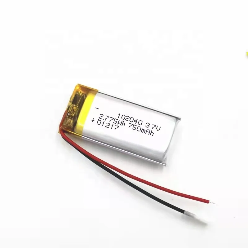 
KC Certificated Lipo 102040 3.7V 750mAh Lipo Battery for Wireless Microphone 