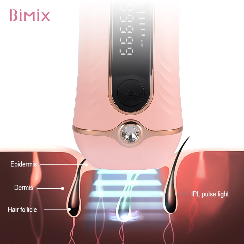 Bimix Electric Facial Body Hair Removal Depilator IPL Laser Epilator for Women