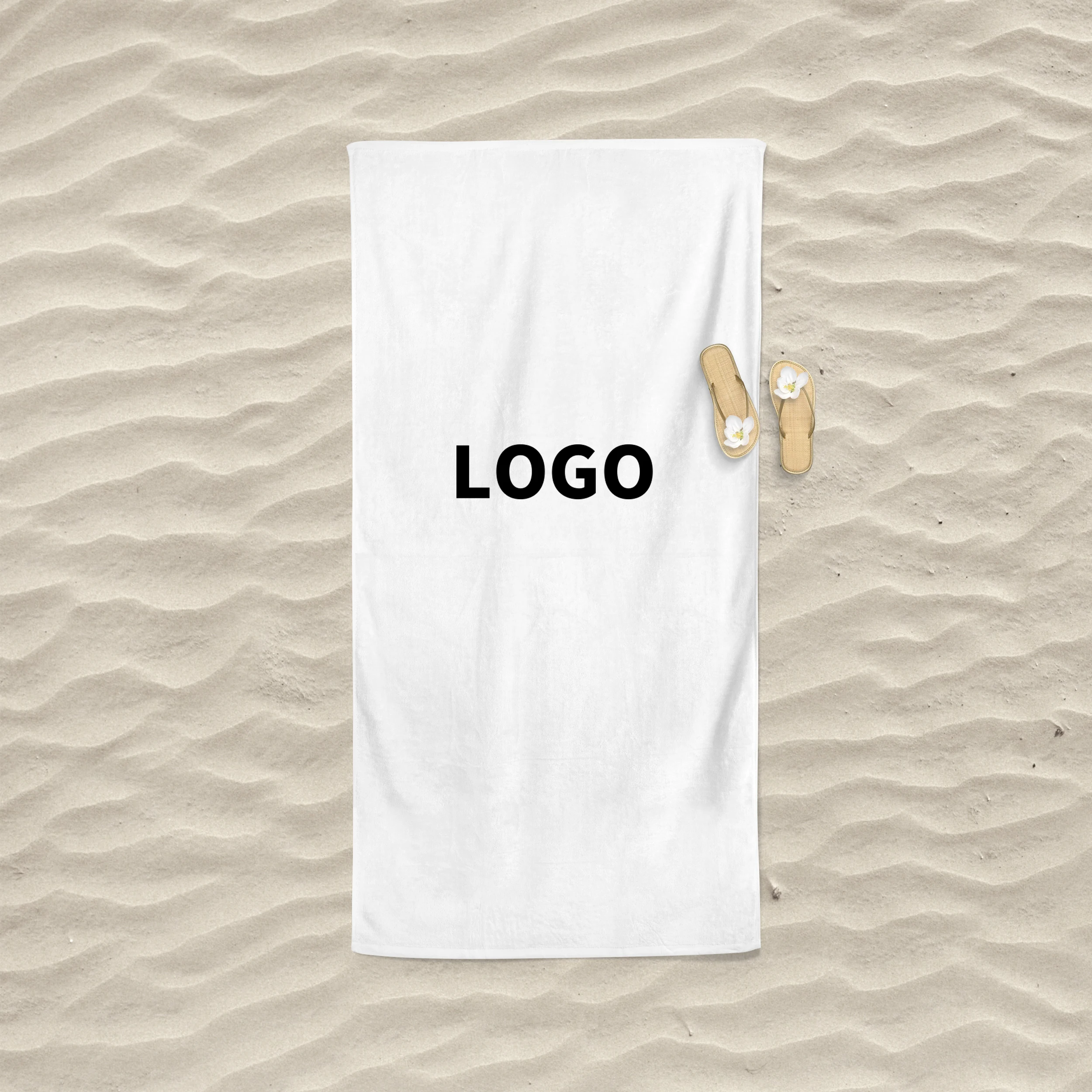 High Quality Wholesale 100 polyester towel Customized Premium Super Absorbent blank polyester beach towels