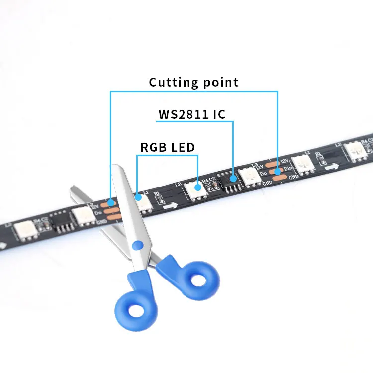 Addressable RGBW TM1814 DC 12V 24V CRI 90 Digital 4in1 SMD 5050 Lamp Tape Waterproof IP67 IP68 Dream Colour Led Pixel Strip