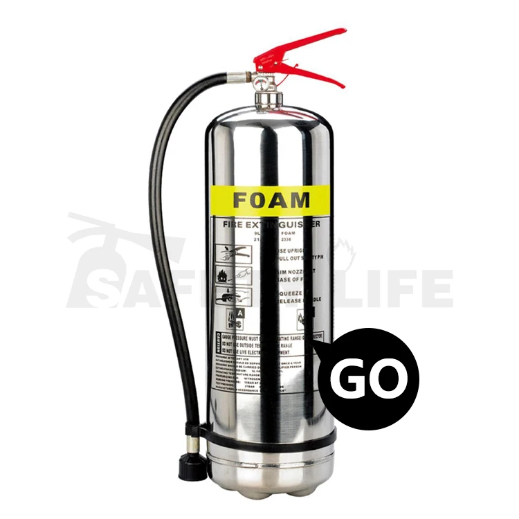 Empty stainless steel foam water acb powder fire extinguisher cylinder