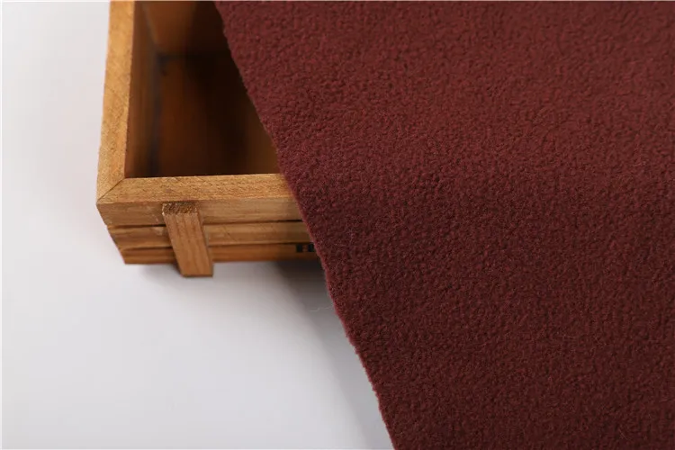 Double sides brushed polar fleece fabric for winter blankets