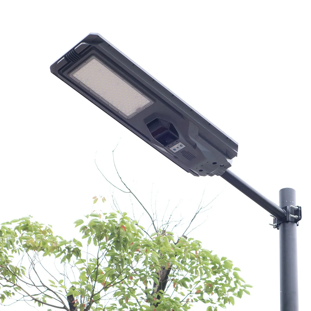 Low Price High Lumen Motion Sensor Outdoor Road Project Streetlight Lamp All In One Led Solar Street Light With Cctv Camera 4g