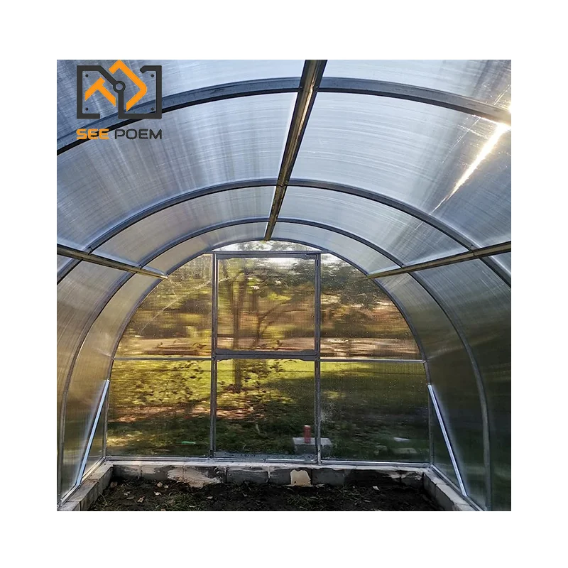 See Poem 6mm Polycarbonate Sheet Grden Greenhouse Aluminum Frame