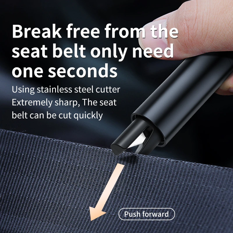 2022 Emergency Self Rescue Tools Car Used Safety Tool Window Breakers Vehicle Mounted Seat Belt Cutter Automobile Safety Hammer