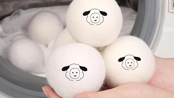 2024 New products Chemical Free Wool Dryer Balls Laundry, Handmade Reusable Balls Reduce Wrinkles