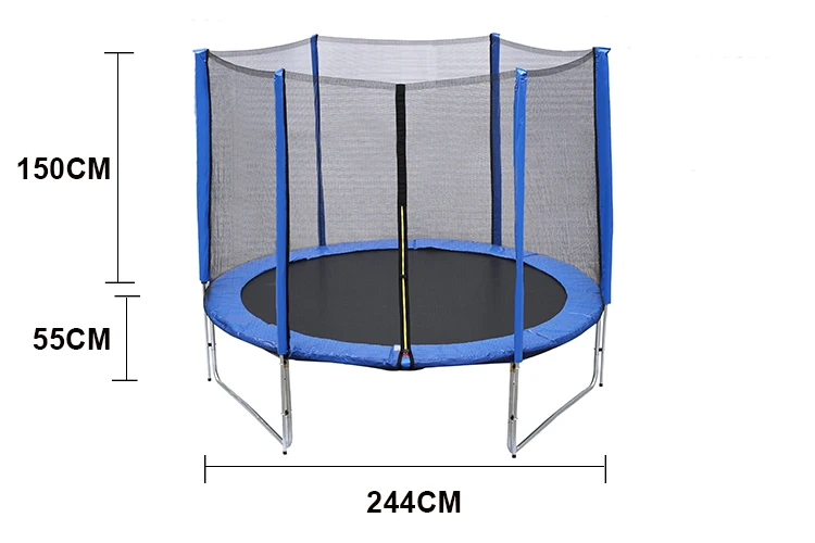 FUNJUMP Professional Trampoline for Adult Amusement Park Indoor Outdoor Playground,trampoline Leisure,with Protective Net