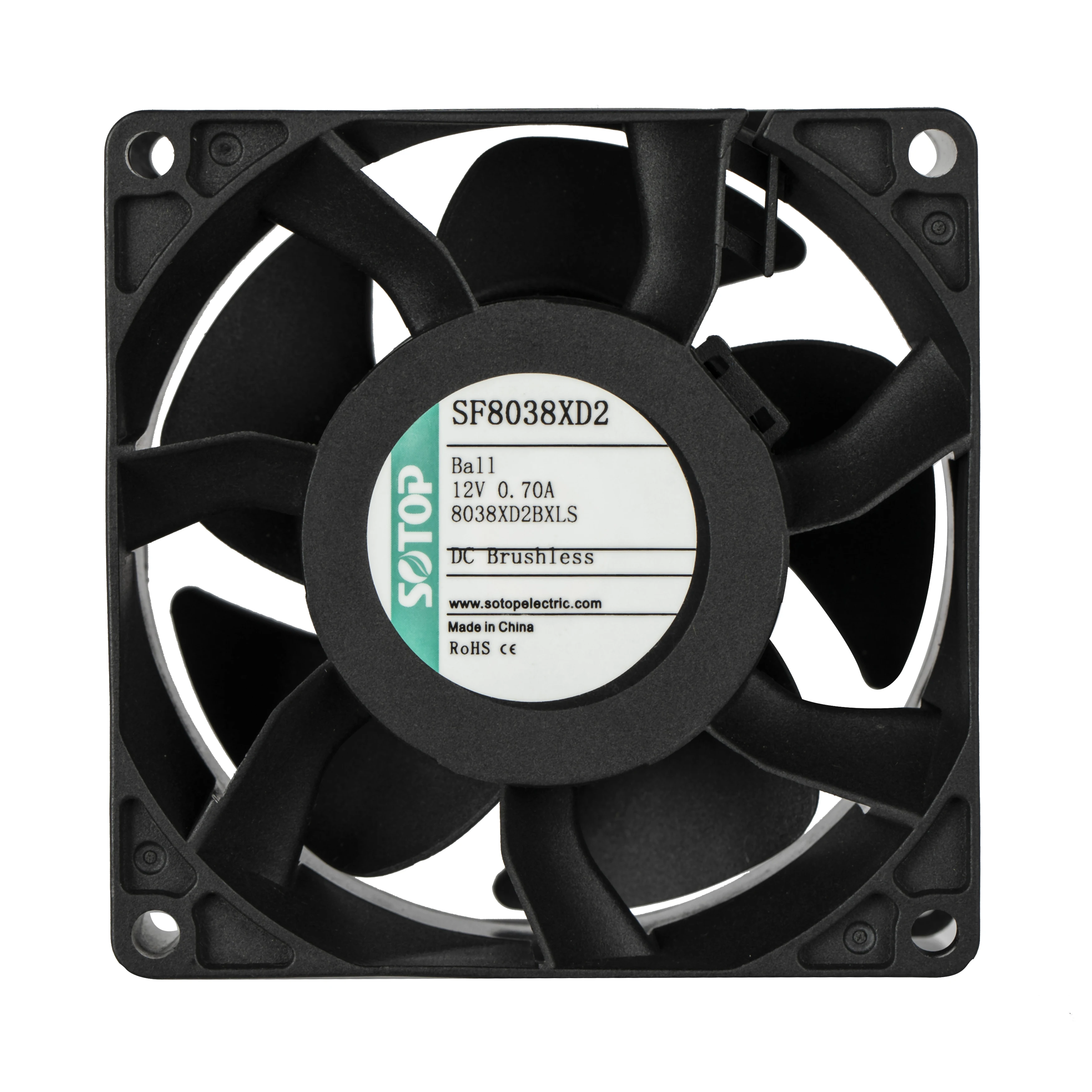 DC8038 24V air cooler 10000rpm axial flow fan for power supply electrical enclosures air-to-air heat exchangers