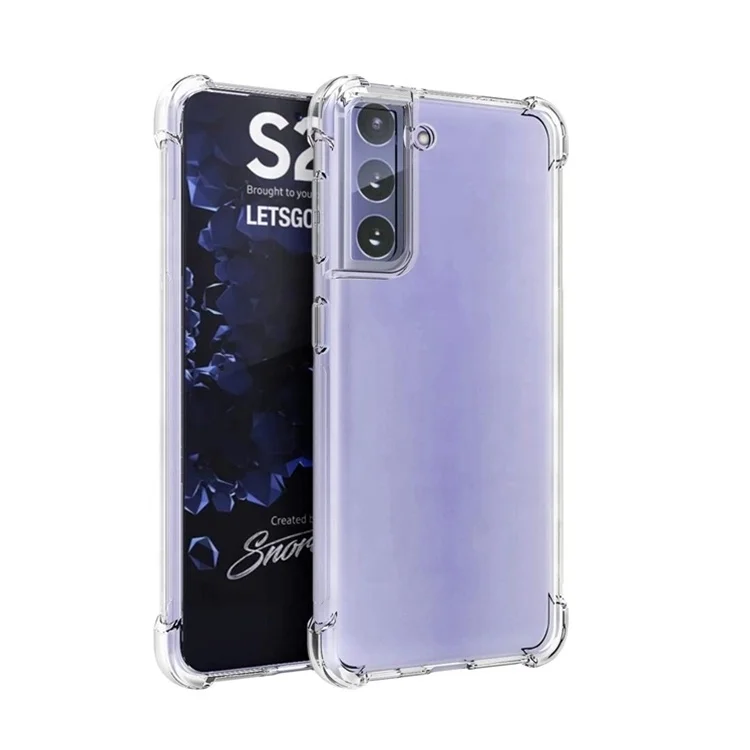 Premium Shockproof Clear TPU Back Cover For Samsung Galaxy S10 S10+ S20 S20+ S21 FE S21+ S22 S22+ S23 S23+ Plus Ultra Case