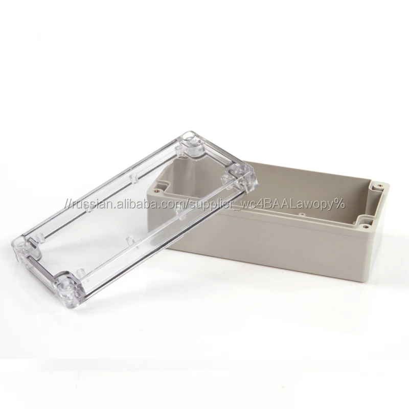 OEM ODM ABS PC 80*160*55MM Small Plastic Transparent Enclosure IP67