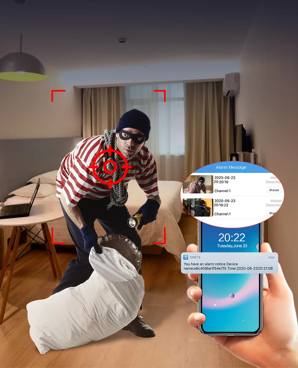 OEM H.265 XMEYE 5MP 4K Full HD 9CH
