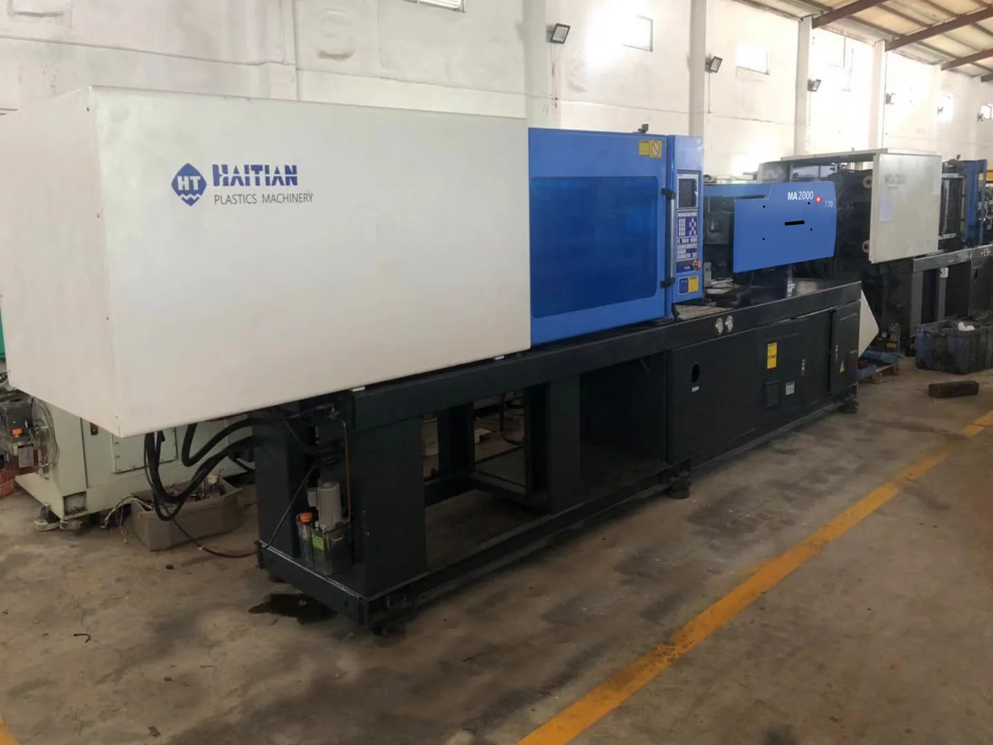 Selling 200 tons second-hand injection molding machine HAITIAN servo energy-saving injection molding machine MA2000