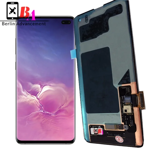 New lcd with touch have frame For Samsung S10  lcd part with frame