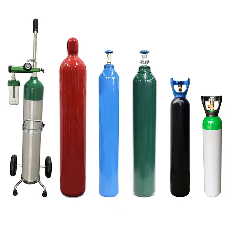 20L Oxygen gas Cylinder Prices Bottled gas cylinder regulator For Sale