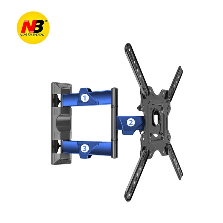  Настенный кронштейн NB P4 32-55 дюймов для ЖК-экрана выдвижной стальной поддержка VESA поворотный наклонный Кронштейн