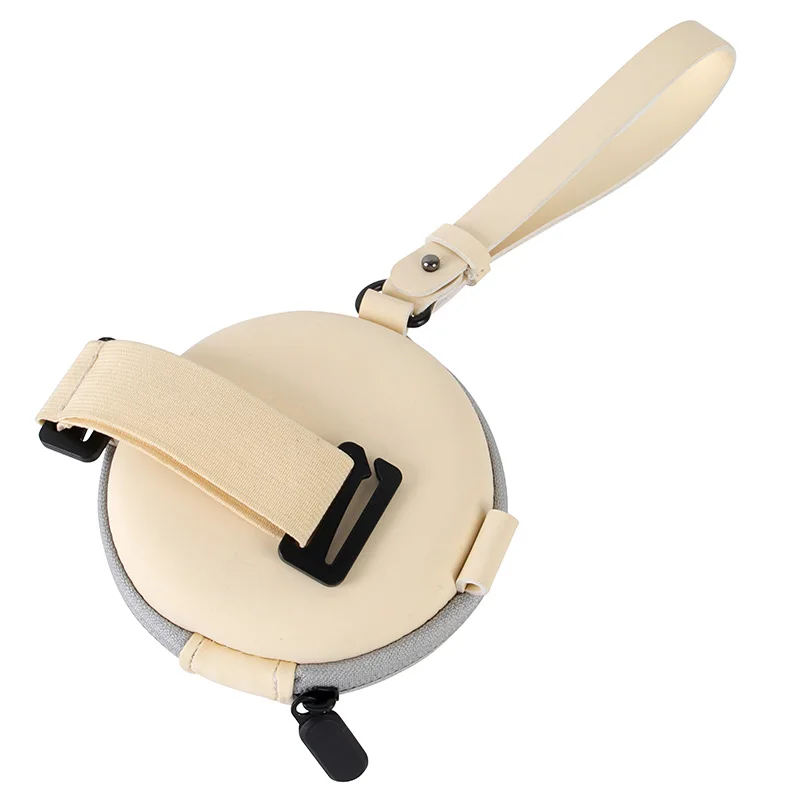 Ready Stock Luxury Design Folding Sunglasses Case Eva Round Storage Bags With Strap