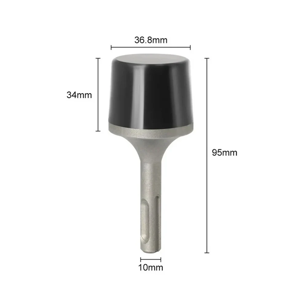 36mm SDS Plus Shank Electric Rubber Hammer bit for Automotive Sheet Metal Tile Iron Lamination Leveling Power Tools Accessories
