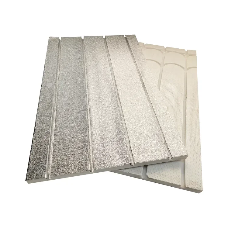 Wholesales Waterproof and Insulation Warm As Spring in Winter for House Renovation  Aluminum Foil XPS Underfloor Heating Board