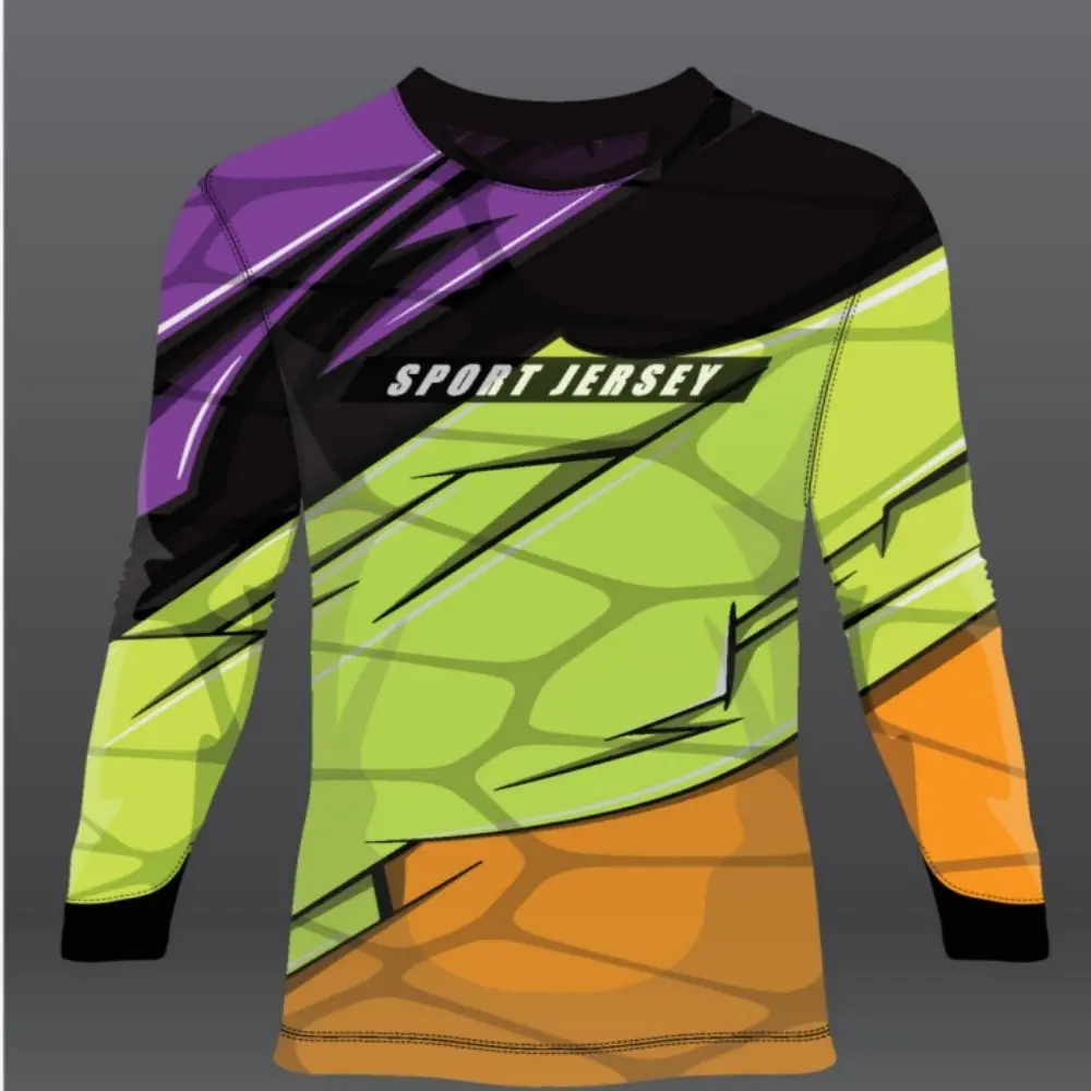 Long Sleeved Off Road Motorcycle Cycling Suit Breathable Quick Drying Racing Suit Mountain Bicycle Speed Reduction Suit