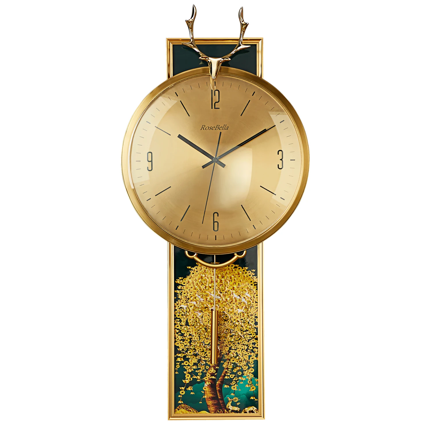 Винтажные настенные часы, часы, домашние декоративные цифровые 3d современные большие украшения, металлический Роскошный декор