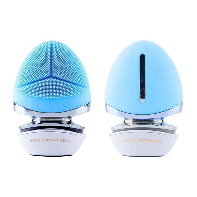 Top pick skin beauty facial cleansing brush device rechargeable electric face cleanser