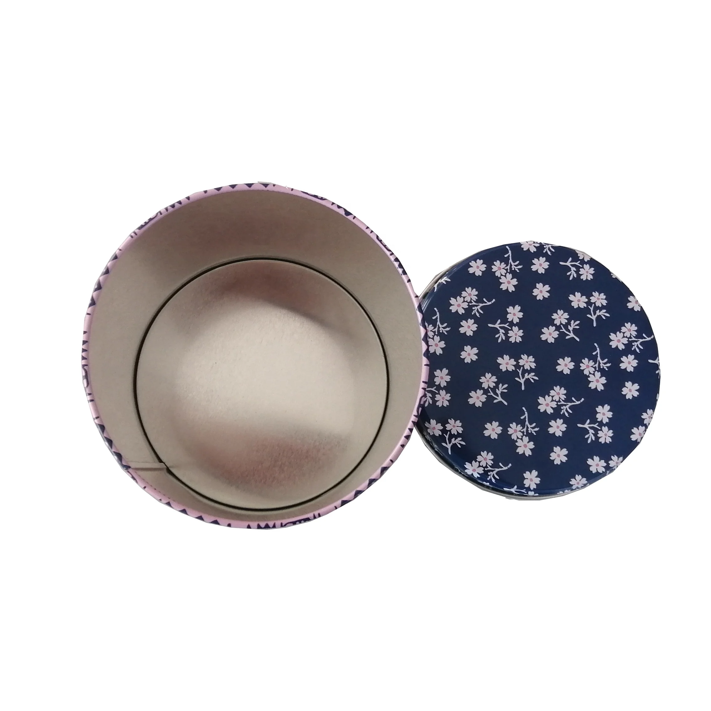 Factory Direct Sale Tinplate Canister Packaging Round Biscuit Metal Box Cookie Tin Can For Cookie