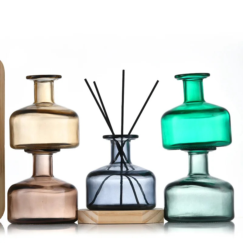 Own Mold Custom Gift Packing Diy Replacement Reed Diffuser Sets Hand Made Fragrance Empty Glass White Reed Diffuser Bottle