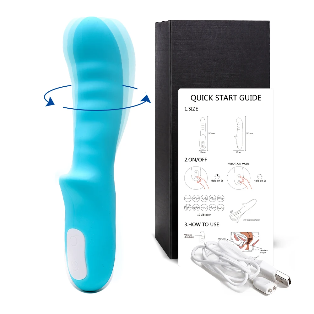 Best selling silicone 360 degree rotating rabbit vibrator of sex toys
