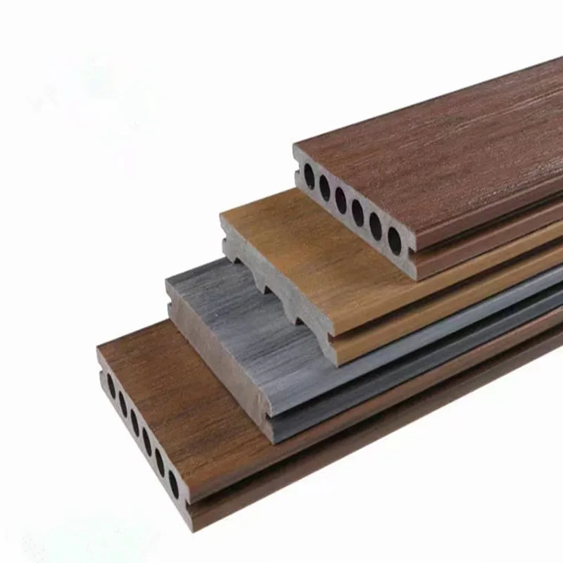 China 3D Wood Grain Co-extrusion Solid Hollow Core WPC Board Decking Plank Crack-resistant Outdoor WPC Floor Diy WPC Tiles