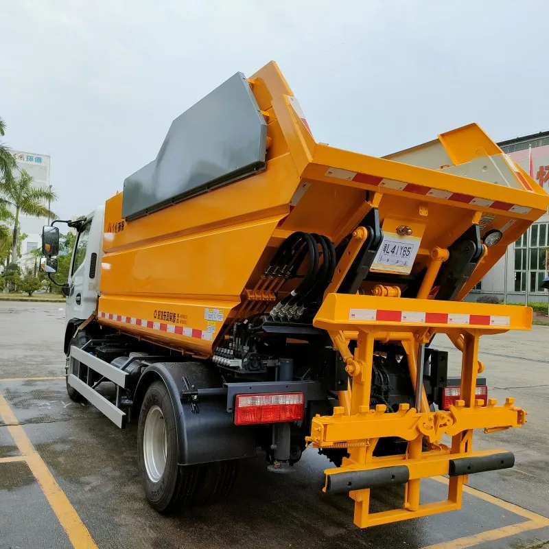 EQ5071ZZZS6  Dongfeng sanitation and transportation truck self loading garbage truck with Euro V emission stage