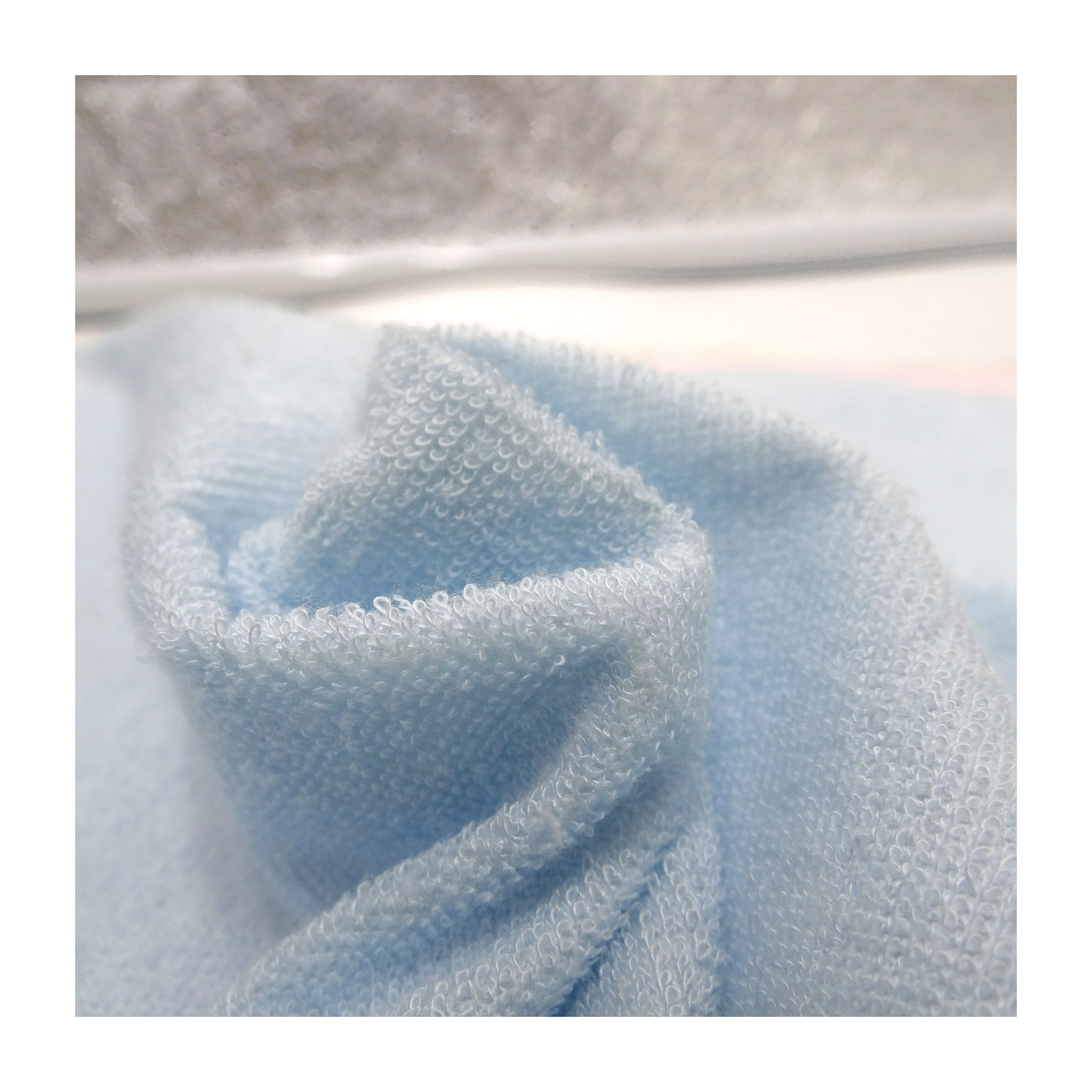 Waterproof Printed Bamboo Terry Fabric Pink Color Terry Cloth Factory Direct Selling Fabric for Home Textile Industry