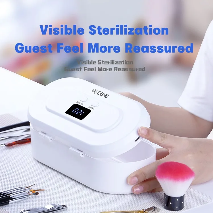 Wholesale portable uv sterilizers for salon nails beauty tools 8 uv light LED beads
