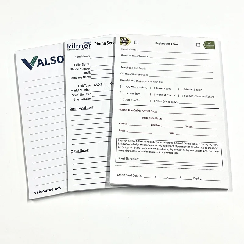 Loose leaf notepad tear off custom logo notepad/to do list notepad/A5 notepad functional notepad