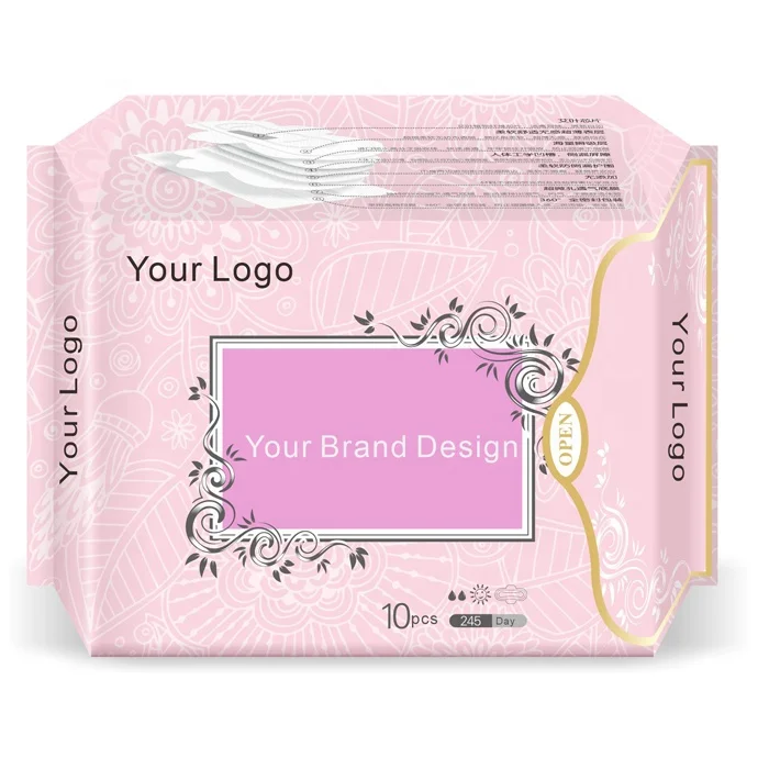 Wholesale Disposable Cheap Price Ultra Thin Female Sanitary Towels Soft Cotton 8 Layers Lady Sanitary Napkins Anion Feminine Pad