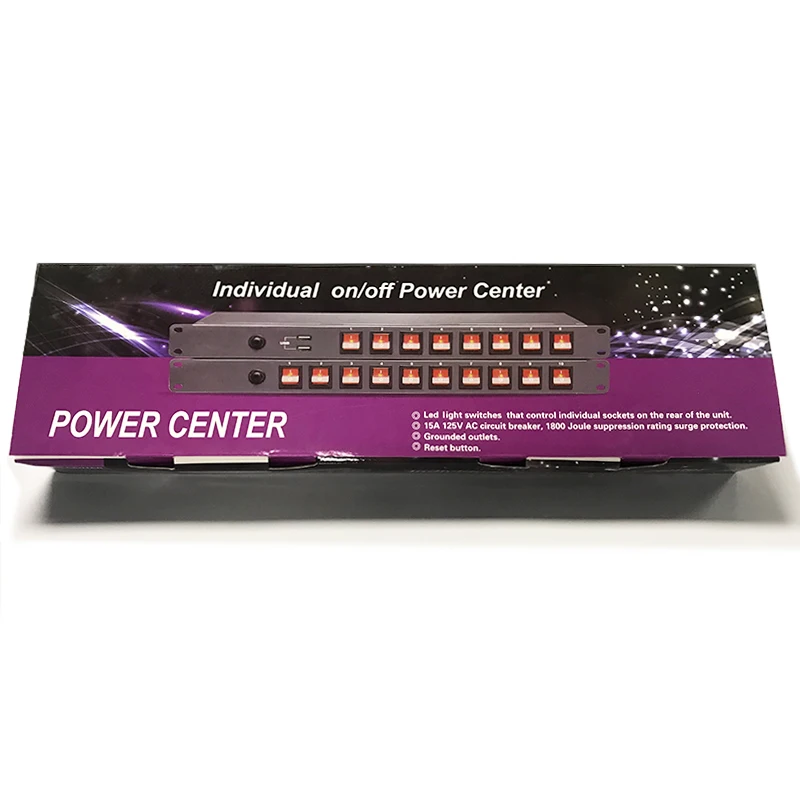 Best Price 1U Rack PDU US Socket PDU 10 Ports Switching Power Distribution Unit