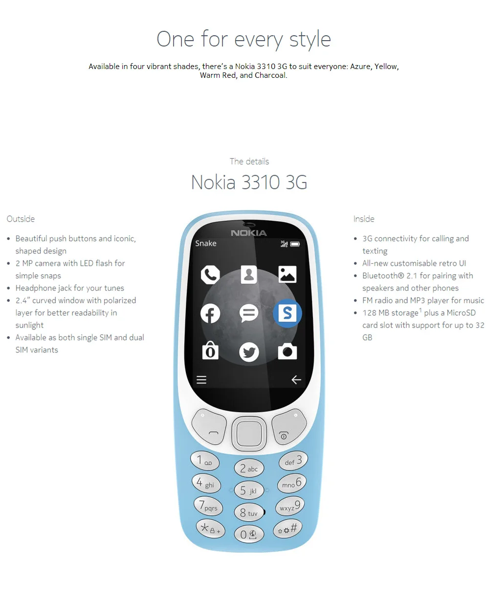 Original  mobile nokia 3310  2.4 Inch double sim nokia keypad mobile phone 3310 4g  Unlocked Cell Phone Noki 3310 phone