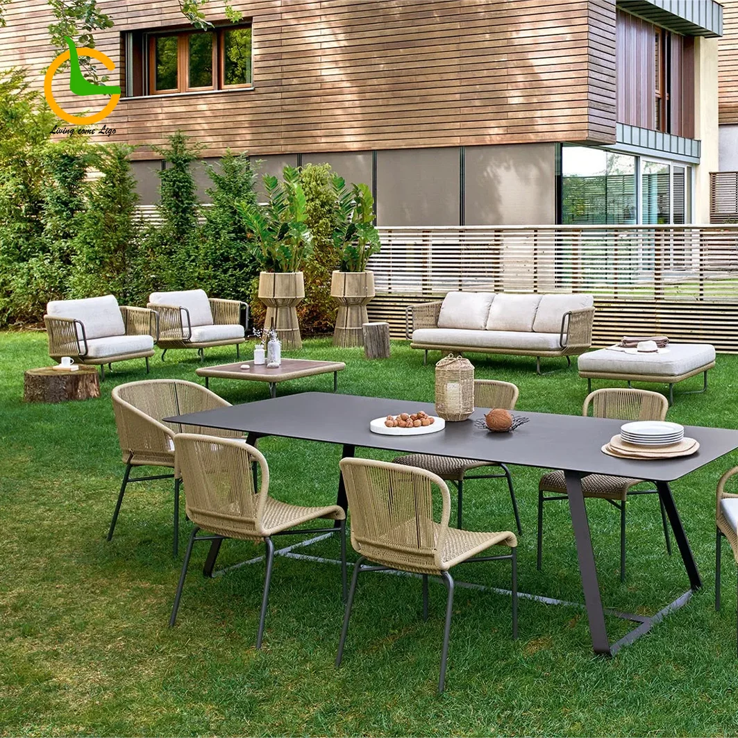 Wholesale Price Luxury Solid Aluminum Coffee Table Set Outdoor Patio Table And Chairs Plastic Table Folding Chair