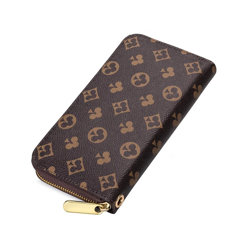Luxury money lady clutch purse bag women men wallet unisex card holder designer famous brand leather wallet