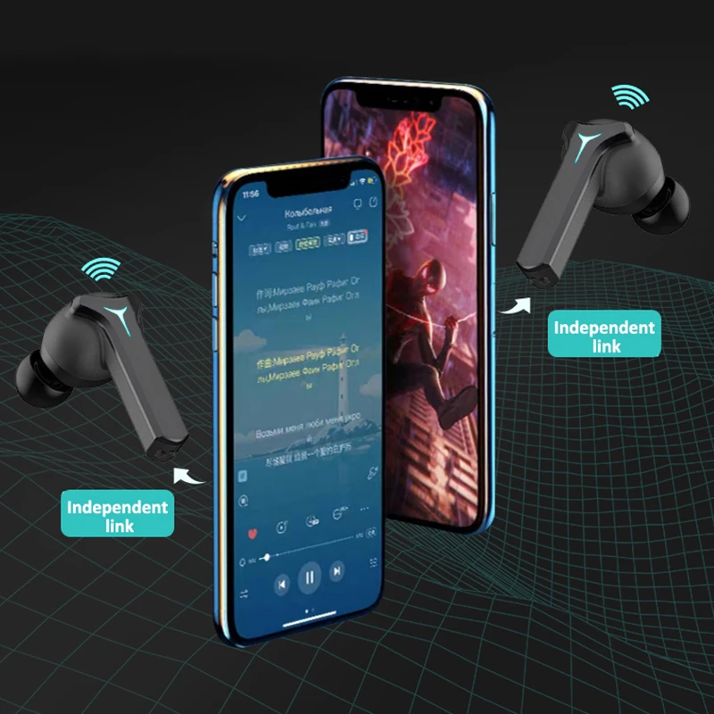 Earphone 2022 New High Quality Factory  Cheap Waterproof Gaming TWS Wireless X1  Earphones