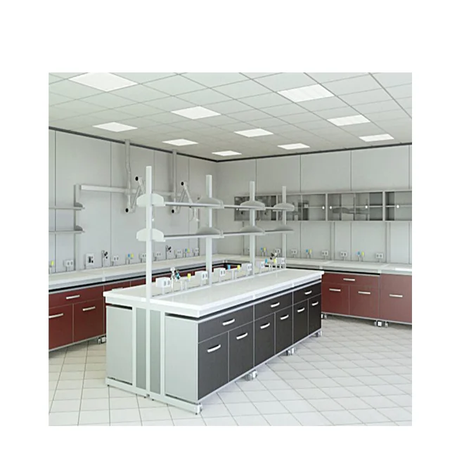 High quality school professional chemistry laboratory bench with cabinet