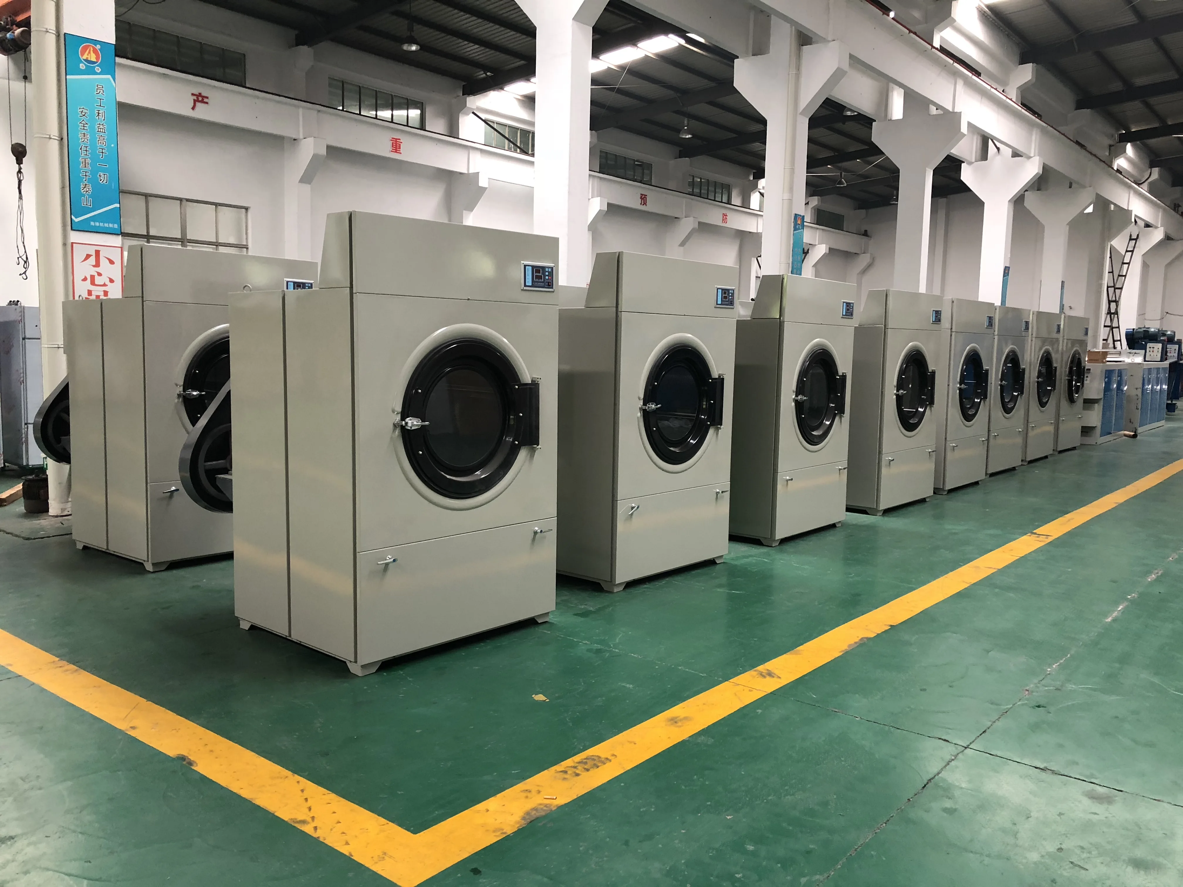 Commercial spin dryer LPG drying machine