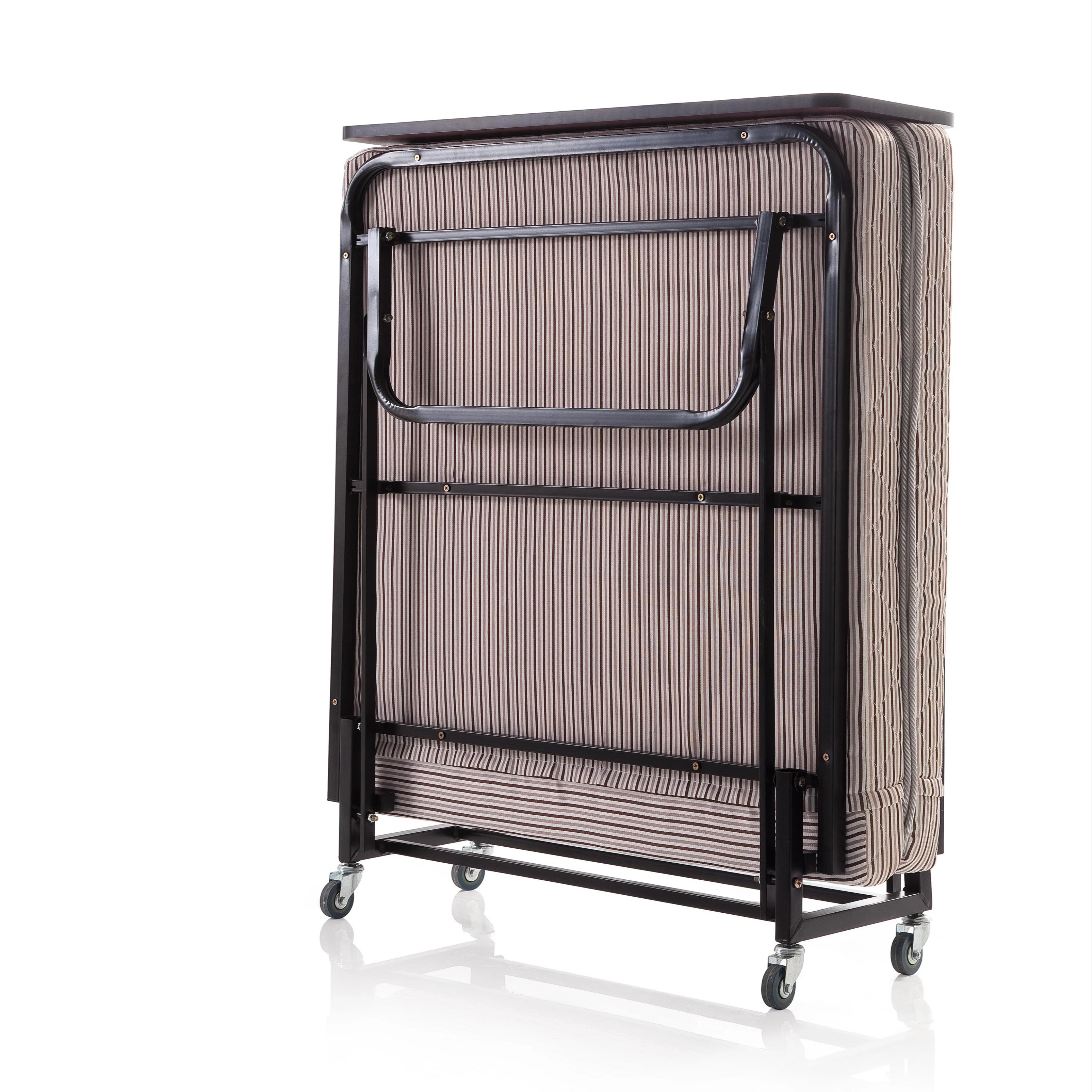 Single Folding Bed with Memory Foam Mattress