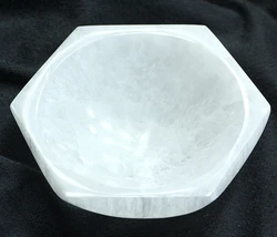 High Quality Natural Crystal Healing Stone Crystal Crafts Selenite Bowl