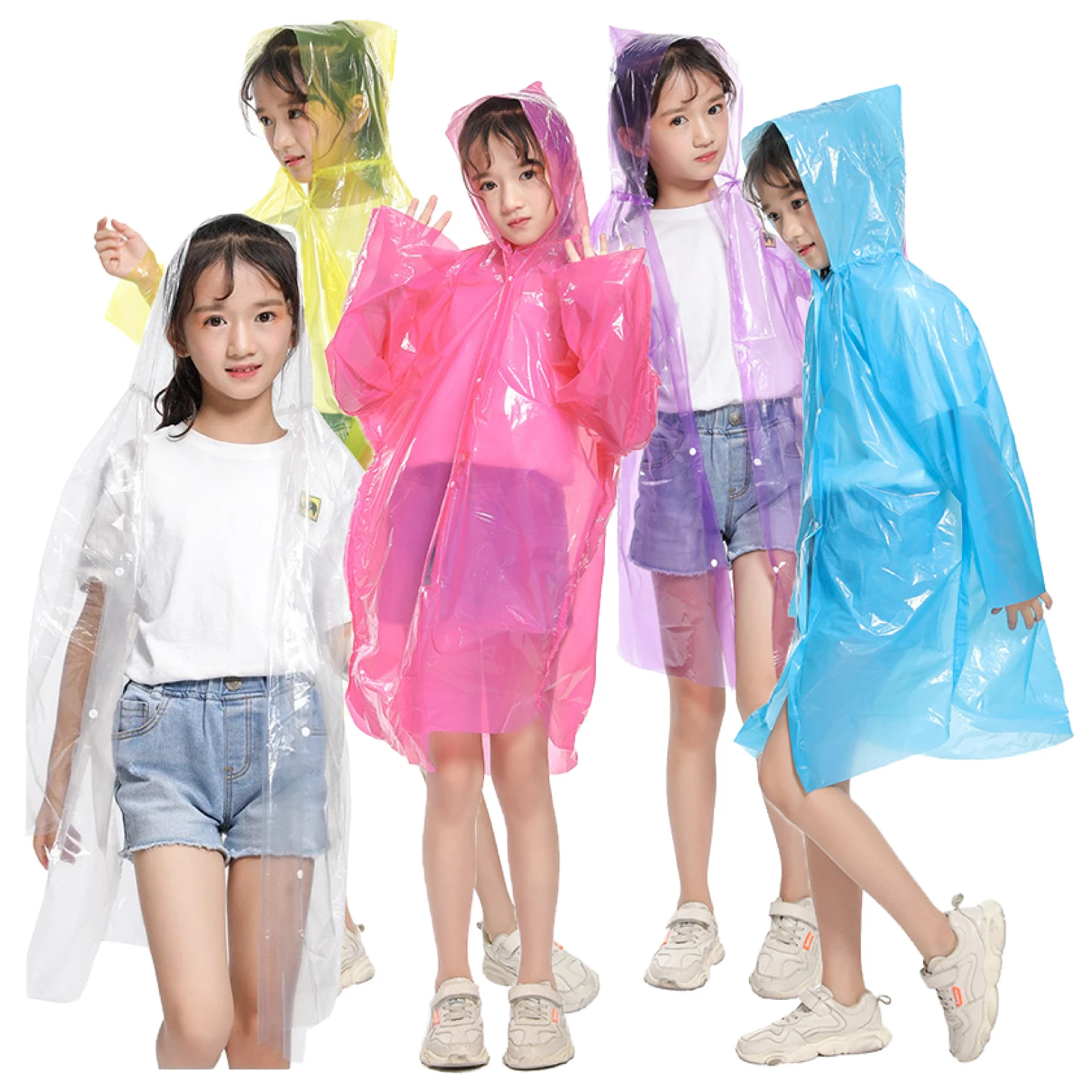 Disposable Rraincoat Ball Raincoat Adult Emergency Waterproof Turban Poncho Camping Raincoat Unisex Raincoat