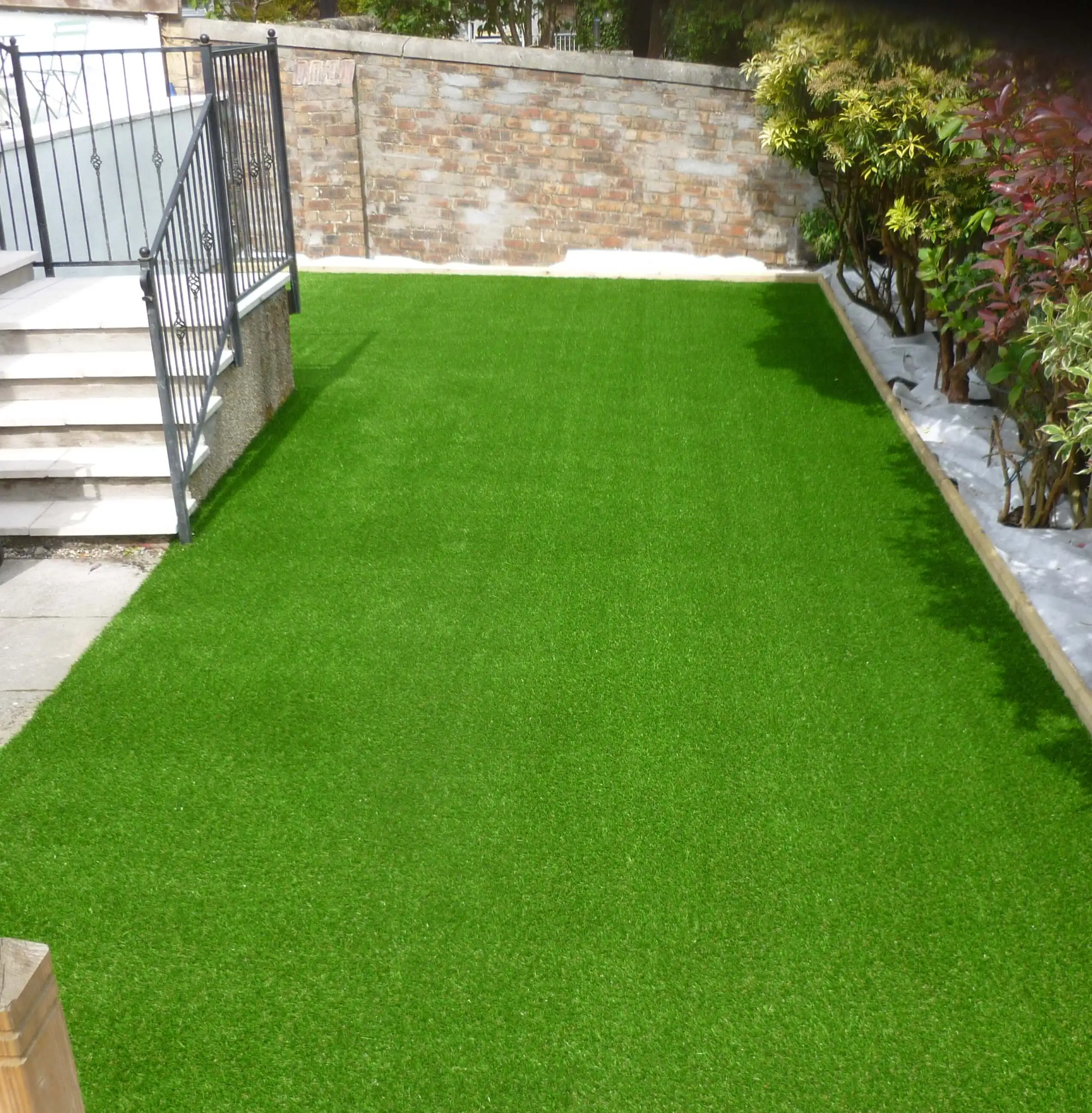 meisen eco-friendly soft artificial grass for Pets kids playground outdoor park garden decking flooring green landscapes carpets