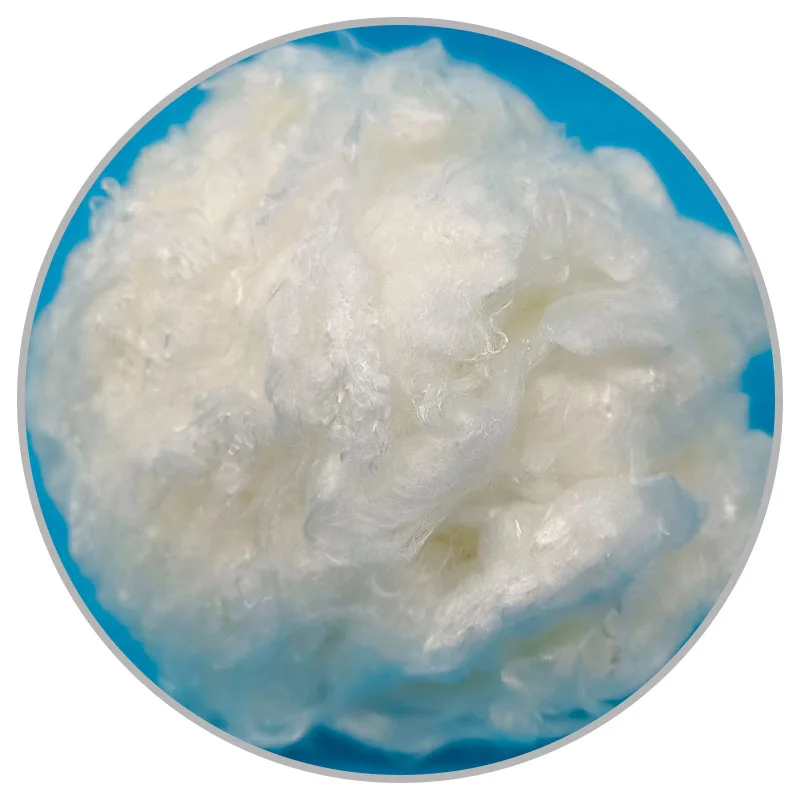 Антибактериальное 3d 38 мм бамбуковое волокно для спиннинга нетканое наполнение