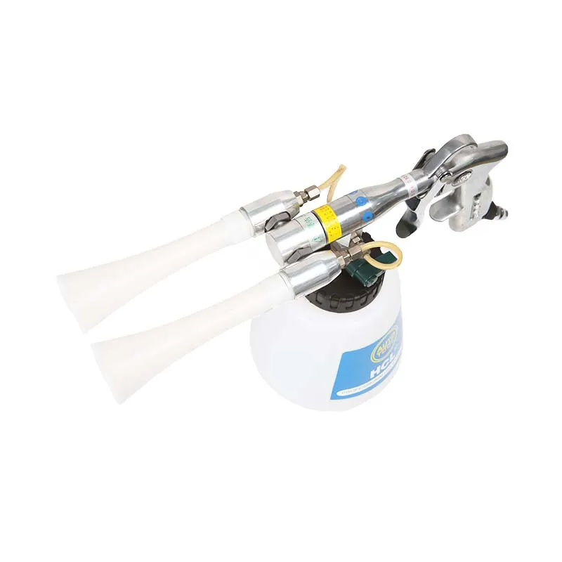 New product Double rotate car cleaning gun car cleaning tool with easy replace nozzle