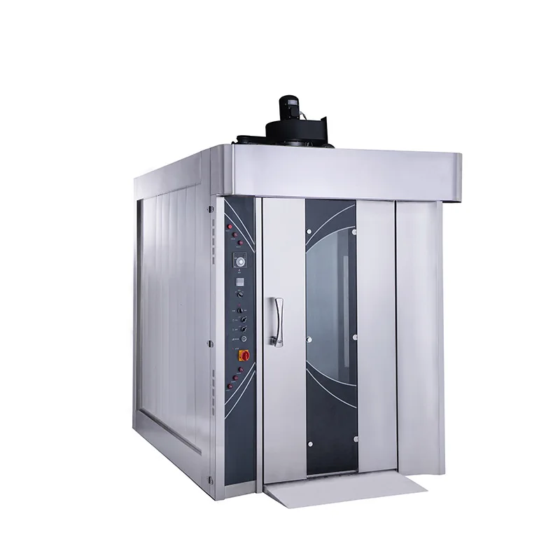 
32 trays rotary diesel oven stainless steel durable bread baking bakery equipment 