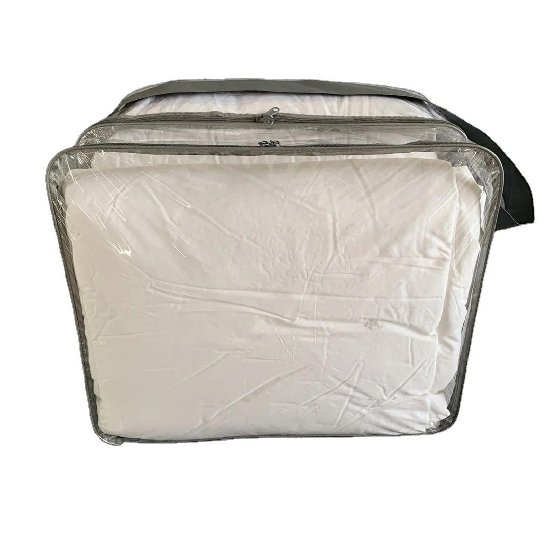 
high quality wholesale grey double layer pvc bag for bedding 